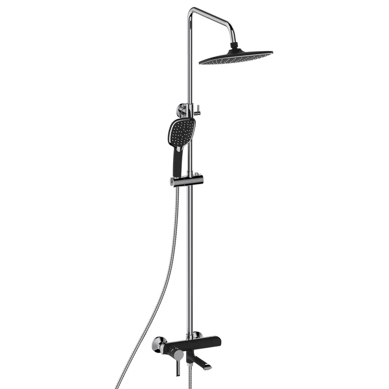 фото Душова колона із змішувачем Mixxus Premium Edem 009-J (Black) (MI5842)
