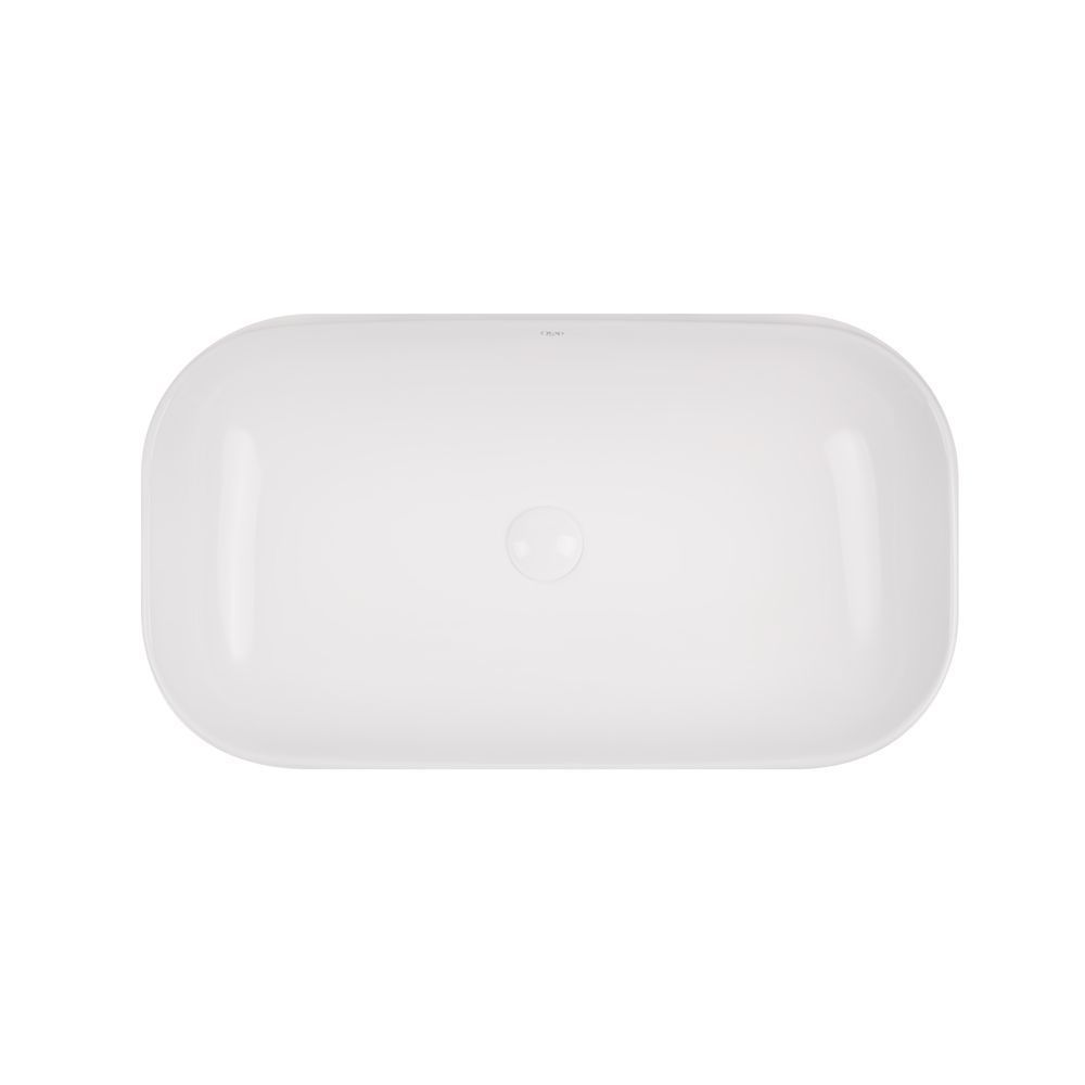 фото Раковина-чаша Qtap Jay 695х410х150 White с донным клапаном QT07112166W
