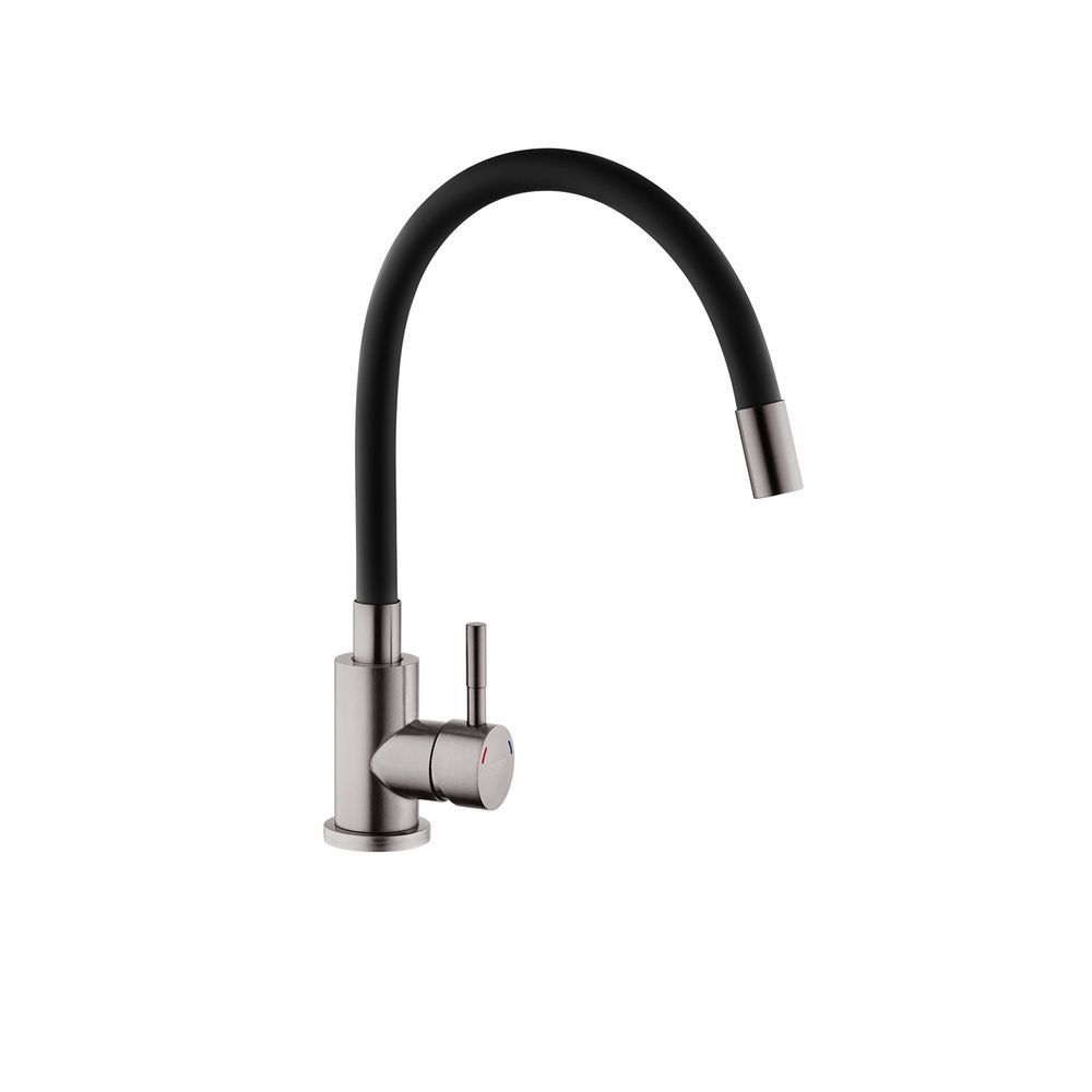 фото Змішувач для кухні Kroner KRP Edelstahl Klassisch - PVD035BLK