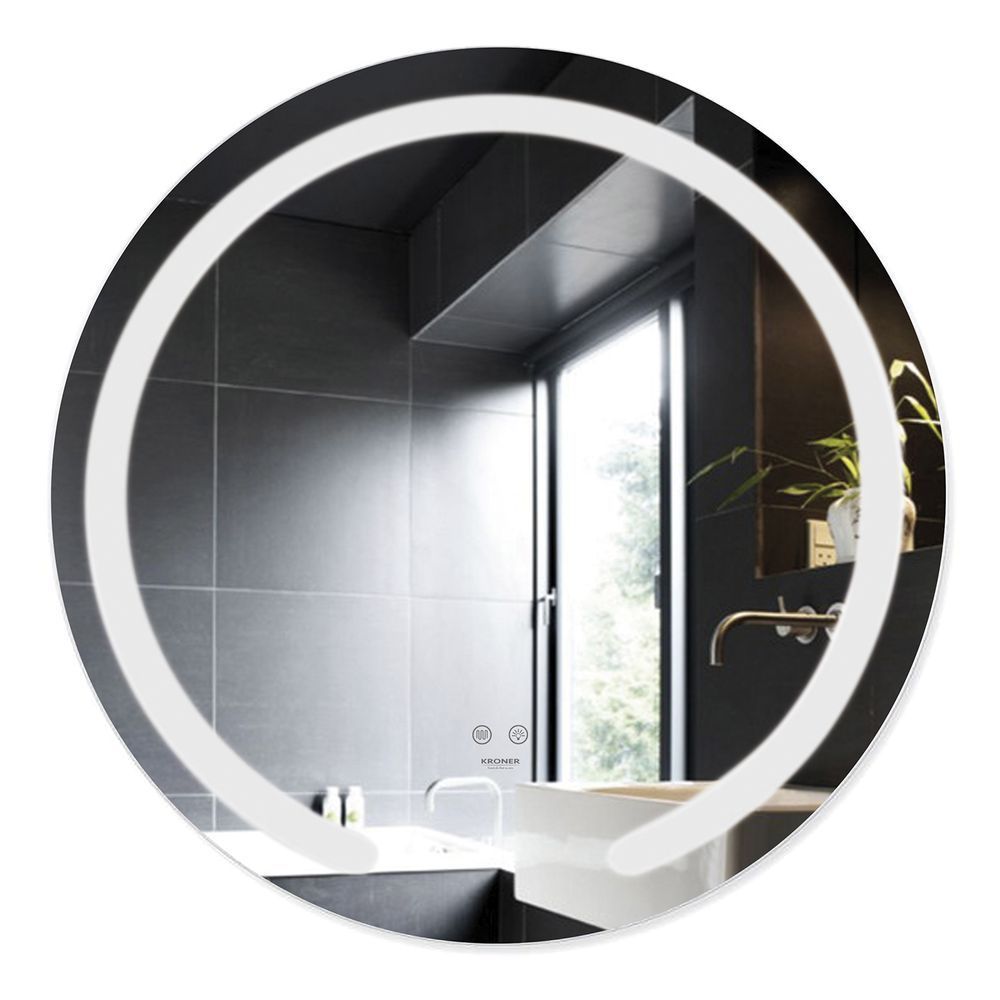 фото Зеркало Kroner KRP Spiegel R1 - 6060 с LED-подсветкой и антизапотеванием