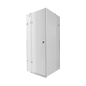 фото Душевая кабина Qtap CAPRICORN CRM1011SC6 100х100 см, стекло Clear 6 мм, CalcLess, без поддона