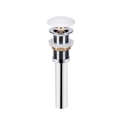 фото Донный клапан для раковины Qtap PU02 70х70х227.5 White