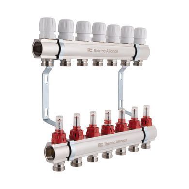 фото Коллектор с расходомерами Thermo Alliance Standart 1" 7 выходов SD235W7