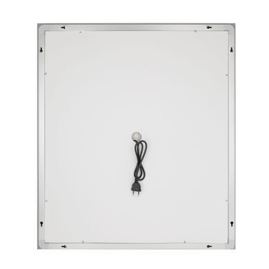 фотографія Дзеркало Qtap Mideya 700х800 з LED-підсвічуванням Touch, з антизапотіванням, з годинником, димером, рег. яскравості QT2078DCF7080W