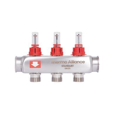 фотографія Колектор з витратомірами Thermo Alliance Standart 1" 3 виходи SD0043