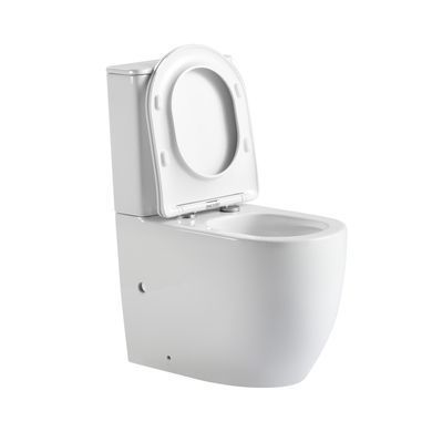 фотографія Унітаз підлоговий Qtap Robin New Ultra Quiet безобідковий з сидінням Soft-close WHITE QT13226083AW