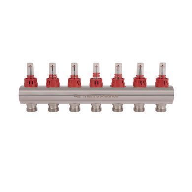 фото Коллектор с расходомерами Thermo Alliance Standart 1" 7 выходов SD235W7