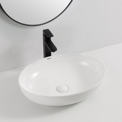 фото Раковина накладна Mixxus Premium ELLIPSE-0102 515х400х130mm (MP6551)