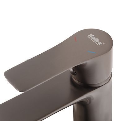 фотографія Змішувач для умивальника HAIBA MILANO 001 GRAPHITE (Колір графіт) (HB4033)