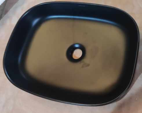 фото Раковина накладна Mixxus Premium BEVEL-0103 BLACK 510х370х120mm (MP6520)