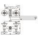 Змішувач для ванни Haiba Dominox 140 (HB0064)