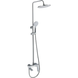 фото Душова колона Mixxus Premium DERBY 009-J WHITE-CHROME зі змішувачем (MI6616)
