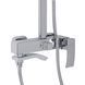 Душова система універсальна Qtap Swan Cascada на три споживача (з виливом) QTSWA111CRM45566 Chrome