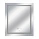 Дзеркало Qtap Mideya 700х800 з LED-підсвічуванням Touch, з антизапотіванням, з годинником, димером, рег. яскравості QT2078DCF7080W