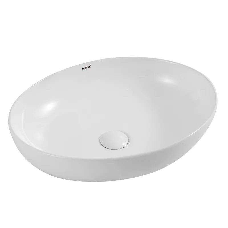 фото Раковина накладна Mixxus Premium ELLIPSE-0102 515х400х130mm (MP6551)
