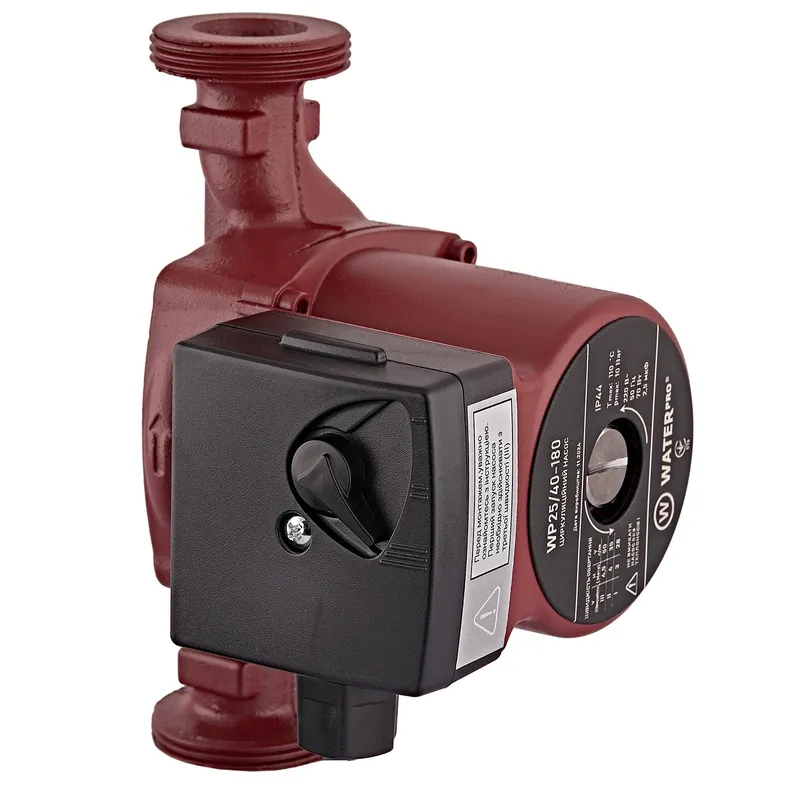 фото Насос циркуляційний Waterpro WP25/40-180 з кабелем, без гайок (WP3338)