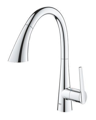 фотографія Змішувач для кухні з висувним виливом Grohe Zedra (32294002)