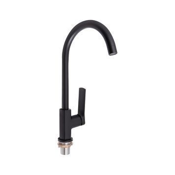 фотографія Змішувач для кухні Qtap Slavonice QTSLA9042103UB Black Matt