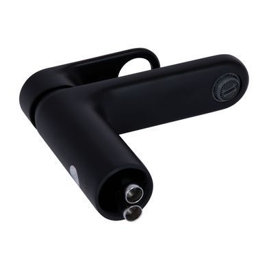 фотографія Змішувач для раковини Qtap Jay QTJAY270BLM45545 Black Matt
