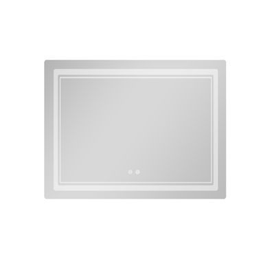фото Зеркало Qtap Cardinal (CA2) 1000х800 с LED-подсветкой Touch, с антизапотеванием, с диммером, рег. темп. цвета (3000-6500K) QT0478C1008048455