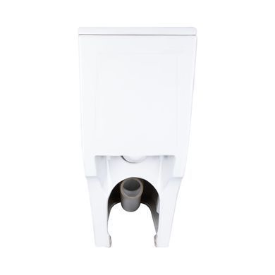 фотографія Унітаз-моноблок підлоговий Qtap Swan Ultra Quiet безобідковий з сидінням Soft-close WHITE QT16226080AW