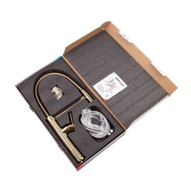 фото Змішувач для кухні Mixxus Premium Spark 017 GOLD (MI6972)