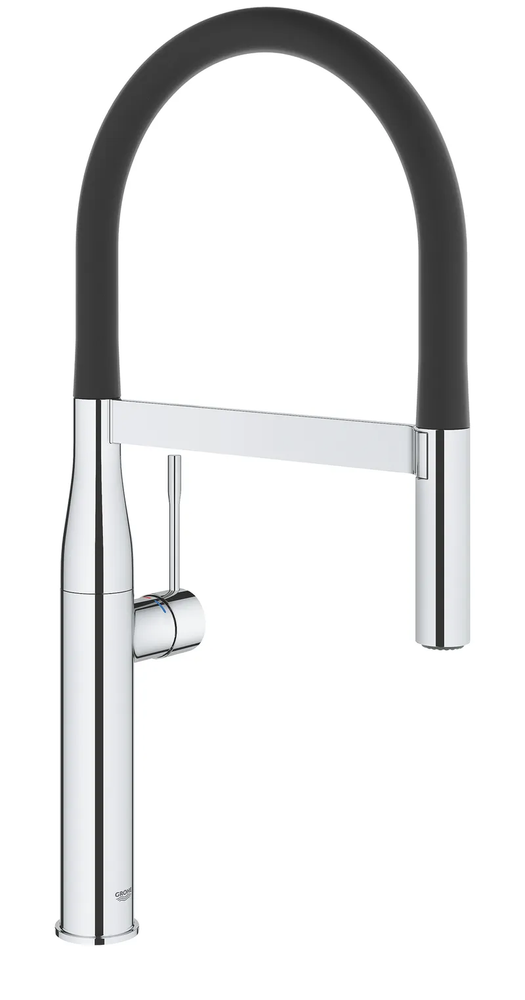 фото Змішувач для кухні з гнучким виливом Grohe Essence New (30294000)
