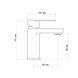 Смеситель для раковины Lidz Arrow 001 (k35) LDARR001CRM44955 Chrome