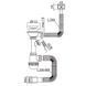 Сифон для кухні MIXXUS SK-02-B 3 1/2"x40 з нержавіючою сіткою, відводом для пральної машини, гнучким прямокутним переливом (MI8195)