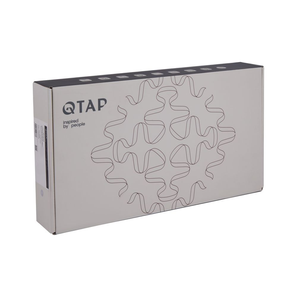 фотографія Змішувач для раковини Qtap Vlasta New високий QTVLA269GMB45653 Gunmetal Black PVD
