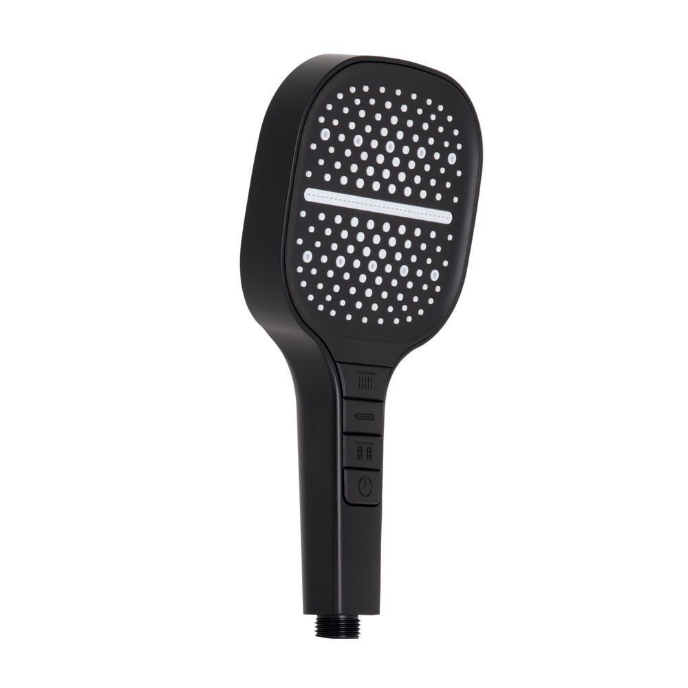 фото Лейка для ручного душа Qtap Rucni 130x130 мм QTRUC125BLM45957 Black Matt