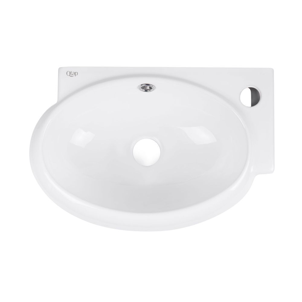 фото Раковина Qtap Leo 420x280x150 White QT11115011RWN