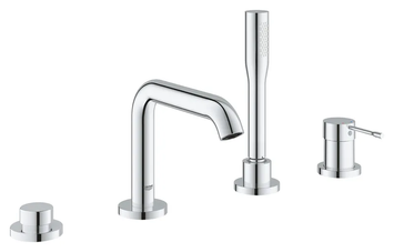 фото Змішувач на борт ванни на 4 отвори Grohe Essence New (19578001)