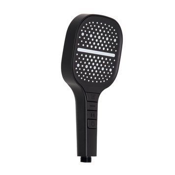 фотографія Лейка для ручного душа Qtap Rucni 130x130 мм QTRUC125BLM45957 Black Matt