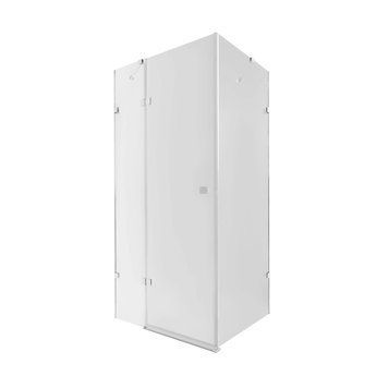 фото Душевая кабина Qtap Capricorn CRM1018RC6 100х80 см, стекло Clear 6 мм, CalcLess, без поддона
