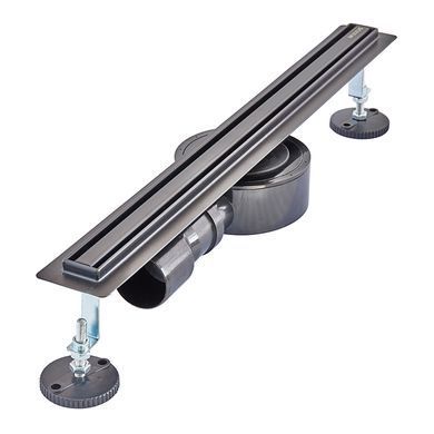 фотографія Душовий трап з нерж. сталі SUS304 Mixxus Drain-05-50-Slim Black (30x500мм) (Чорний) (MI6168)