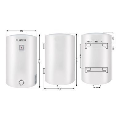 фотографія Водонагрівач електричний Thermo Alliance 100 л універсальний, мокрий ТЕН 1,5 кВт D100VH15Q3