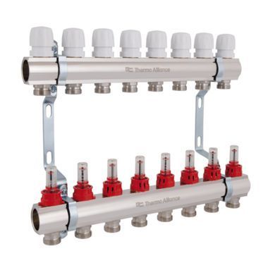 фотографія Колектор з витратомірами Thermo Alliance Standart 1" 8 виходів SD235W8