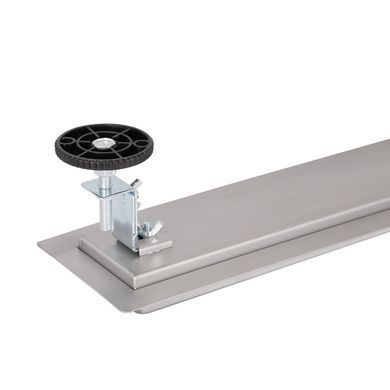 фото Трап из нержавеющей стали Qtap Taurus Tile600 линейный с комбинированным затвором под плитку