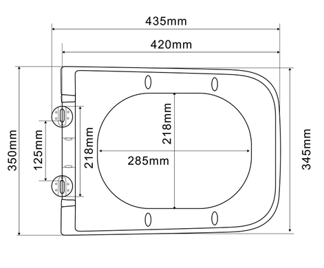 фото Унітаз підвісний Mixxus Premium QUADRO-0305-R GRAY 510x350x345mm система змиву RIMLESS (MP6656)