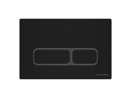 фотографія Інсталяція Koller Pool AQUA LINE + EDGE Black панель змиву + унітаз підвісний GRACE з сидінням Soft-close (змив Тоrnado 3)