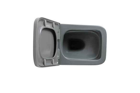 фото Унітаз підвісний Mixxus Premium QUADRO-0305-R GRAY 510x350x345mm система змиву RIMLESS (MP6656)
