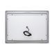 Дзеркало Qtap Mideya 800х600 з LED-підсвічуванням Touch, з антизапотіванням, з годинником, димером, рег. яскравості QT2078NCF8060W