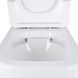 Унітаз підлоговий Qtap Stenava Rimless безобідковий з сидінням Soft-close WHITE QT27228303W