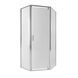 Душевая кабина Qtap Leo CRM10995-AC6 90х90 см, стекло Clear, CalcLess, 6 мм без поддона