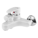 фото Змішувач для ванни PLAMIX CEZAR-009 EURO WHITE (без шланга, лійки та кронштейна) (PM0736)