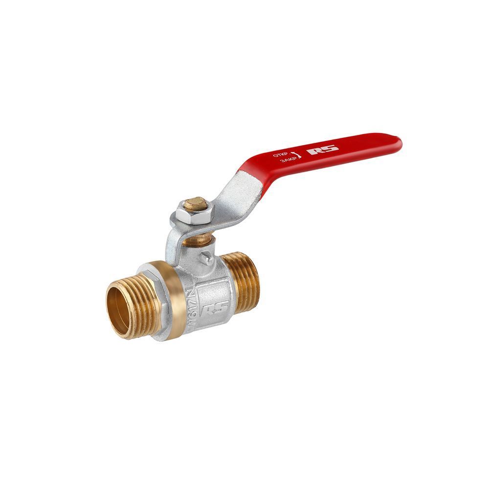 фото Кран шаровой STA 1/2" НН PN30 ручка, никелированный