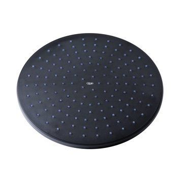 фотографія Лейка для верхнего душа Qtap Hlavova 230 мм округлая QTHLAVA228O1ZBB Black Matt