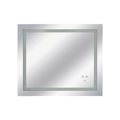 фотографія Дзеркало Qtap Mideya 800х700 з LED-підсвічуванням Touch, з антизапотіванням, з димером, рег. яскравості Reverse QT2078NCF8070W