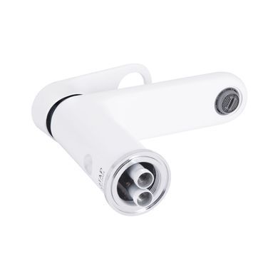 фотографія Змішувач для раковини Qtap Jay QTJAY270CRW45551 Chrome/White